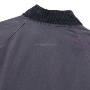 <b>men</b>’s <b>Corduroy</b> <b>Jacket</b> Loose Fit Autumn Winter Long Sleeve Solid Color Top with Pockets and Zipper Closure <b>Men's</b> <b>Jackets</b> - Product Image 4