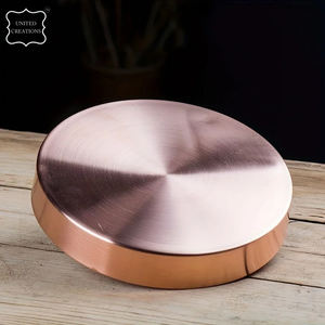 ถาดเสิร์ฟทองแดงลึกคุณภาพดีดีไซน์คลาสสิกจานและจานแกะสลักทำด้วยมือ - Product Image 3