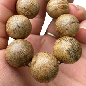 Superior Quality 15 Bead 14mm Luxurious Wood Jewelry <b>Bracelet</b> Natural <b>Sweet</b> Smell Pure Vietnam Agarwood High Quality Wood Beads - Product Image 2
