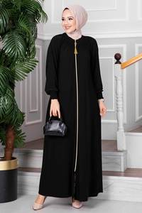 Nouvelle saison vêtements islamiques d'hiver pour femmes robe Abaya caftan tunique Dubaï mode islamique musulmane robes islamiques de fabrication turque - Product Image 6