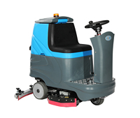 Machine de nettoyage de lavage au sol d'épurateur d'aspirateur de plancher d'équitation automatique pour le supermarché