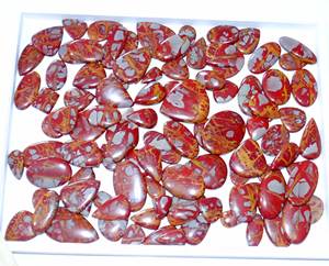 Cabujón de piedras preciosas sueltas de jaspe Noreena Natural de alta calidad, mezcla de piedras preciosas sueltas, forma y tamaño, piedra preciosa de jaspe para la fabricación de joyas - Product Image 2