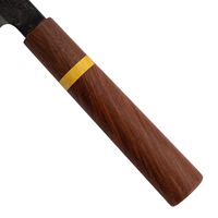 Couteau de Chef Artisanal Japonais en Acier Damas Carbone de 8 Pouces, Écologique et Durable, avec Manche en Bois Personnalisé – Couteaux de Cuisine en Stock