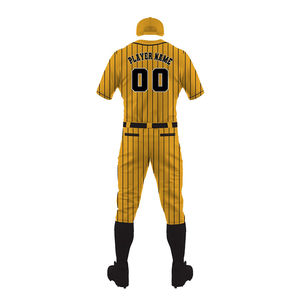 Uniformes de Béisbol para Adultos al por Mayor, de Alta Calidad, Transpirables, con Estampado por Sublimación, Color Sólido, Estilo Hip Hop - Product Image 3