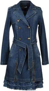 Veste en jean longue classique pour femmes Chic surdimensionné palangre polyvalent genou à la mode superposition essentiel Vintage Streetwear - Product Image 6