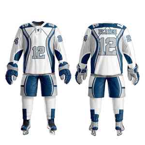Eishockey-Teamuniform mit Sublimationsdruck auf Stretchstoff und perfekter Passform für Spieler aller Stufen - Product Image 1