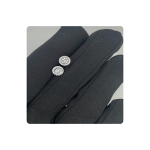 Suministro directo de fábrica, oro blanco de 14kt, 0.60tcw, pendiente de diamante natural, certificado IGI, claridad de 2017, mejor precio, uso diario para mujeres - Product Image 1