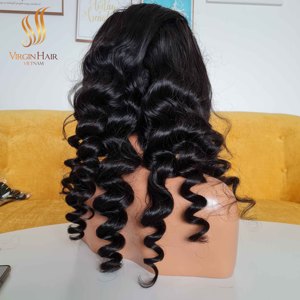 วิกผมคนเวียดนามดิบแบบไม่ผ่านกระบวนการผมลอนธรรมชาติลึกแบบไม่ผ่านกระบวนการ - Product Image 1