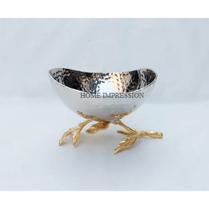 Tazón de comida de tendencia al por mayor con logotipo personalizado de lujo, plato de servir de decoración de mesa Vintage y tazón por impresión casera en La India - Product Image 6