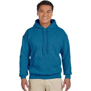 เสื้อฮู้ดดี้ผ้าฟลีซสีน้ำเงินรอยัลแบบเรียบง่ายสำหรับฤดูหนาว พิมพ์ลายได้ตามต้องการ - Product Image 4