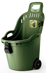 Carrito Multifuncional Helpy Cm. 59,5x53x88,5 H Col. Marrón Verde - Product Image 1