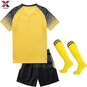 Calidad de exportación Estilo Ropa de equipo de fútbol Uniformes oficiales del equipo Impresión de logotipo personalizado Precio al por mayor directo de fábrica 100% Poliéster - Product Image 2