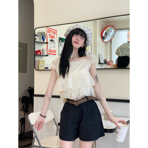 Shorts pour femmes de haute qualité, coupe régulière, taille haute, respirant, 100% coton, fabriqué au Vietnam, qualité supérieure - Product Image 3