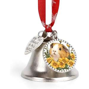 Ornement de décoration de cloche de Noël en métal pour la décoration de fête de vacances à la main Design unique Cloche de Noël vintage - Product Image 5