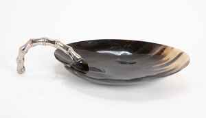 Cuenco de cuerno de búfalo clásico pulido ecológico de alta calidad, cuenco para servir comida de nuevo diseño, Blanco, Negro, superventas para hoteles - Product Image 6