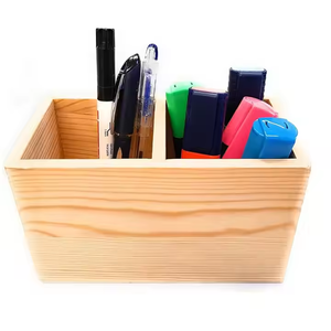 Porte-stylos en bois haut de gamme pour la décoration de table et de bureau, prix bas, porte-stylos et porte-crayons en bois par Crescent Crafts - Product Image 5