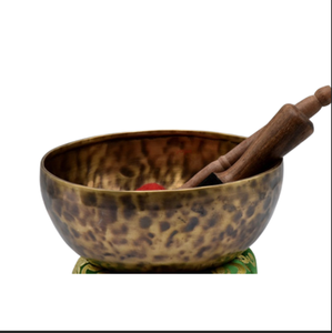 Handmade Antique Bronze trăng tròn hát Bát chạm khắc phật thiết kế cho Thiền Yoga Chữa Bệnh âm thanh làm Nepal sử dụng búa - Product Image 4