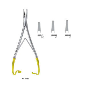 ชุดเครื่องมือผ่าตัดทางทันตกรรมสแตนเลสสีดำพรีเมี่ยมสำหรับจัดฟันที่ใส่เข็มเจาะเหล็กเหล็ก CE ISO จำนวน5ชิ้น - Product Image 1