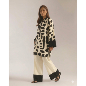 Conjunto de Coordinados Artísticos Modernos Nain, Edición Premium Crepe Lawn SL00249, Serie Farshi para Primavera/Verano - Product Image 2