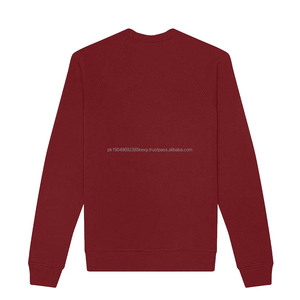 Bella toile 3901 unisexe éponge polaire col rond 100% coton sweat Cardinal hommes manches raglan col rond sweat - Product Image 6