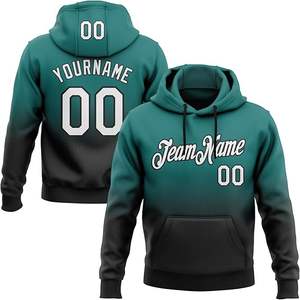 Sudadera con capucha extragrande con cremallera y impresión digital en 3D personalizada al por mayor Sudadera con capucha blanca para hombre con diseño DTG Sudadera con capucha con sublimación personalizada - Product Image 1