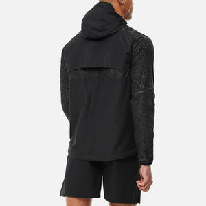 Ensemble survêtement coupe-vent combinaison de couleurs contrastées survêtement tendance en nylon de course à pied léger - Product Image 4