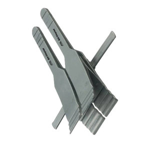 ที่หนีบสแตนเลสแบบแมนนวลใช้ซ้ำได้อุปกรณ์ผ่าตัดน้ำหนักเบาสีโลโก้แบบกำหนดเองดีไซน์ล่าสุด - Product Image 4