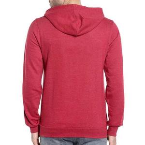 Venta al por mayor diseño básico logotipo personalizado estilo ropa informal invierno hombres sudaderas con capucha pulóver algodón transpirable sudaderas con capucha - Product Image 2