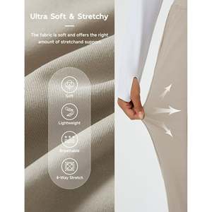 Pantalones de golf ligeros para mujer que ofrecen flexibilidad suave y comodidad transpirable para actividades al aire libre - Product Image 6