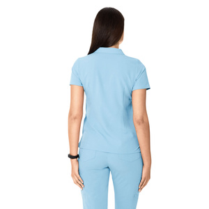 Direct Manufacturer's Custom Logo Hospital <b>Scrub</b> Suits Spandex/Polyester Multi-Wear Collar Plus Size Nurse Uniform Sets Needle - Product Image 2