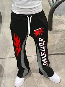 Pantalones Deportivos Casuales de Estilo Urbano para Hombre, Pantalones Deportivos Ajustados de Moda con Estampado de Logotipo Personalizado, Cintura Media, Secado Rápido y Transpirables - Product Image 6