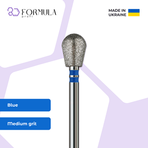 ดอกสว่านเจียรเล็บเพชรแบบมืออาชีพ ยี่ห้อส่วนตัว รุ่น Formula Profi ขนาด 6.0 มม. สีน้ำเงิน - Product Image 1