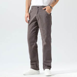 Fait sur mesure de haute qualité hommes pantalons meilleur matériel hommes pantalons vêtements décontractés hommes pantalons tissu de coton léger décontracté personnalisé droit - Product Image 3