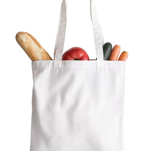 Sac fourre-tout en toile de coton biologique imprimé à l'écran avec motif de dessin animé écologique recyclé, personnalisé avec logo - Product Image 1