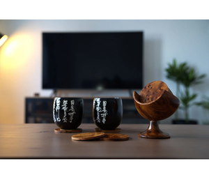 Posavasos de madera natural Thuya Burl, decoración de mesa rústica hecha a mano para comedor, café u oficina, ajuste de la India - Product Image 1