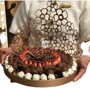 ชามช็อคโกแลตร้อนสำหรับตกแต่ง,ถ้วยใบไม้แบบอาหรับหรูหรา - Product Image 1