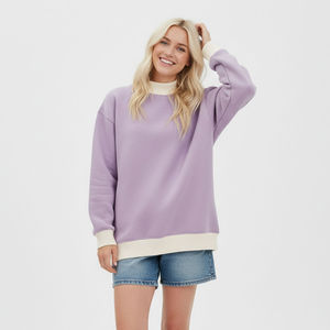 Custom Winter <b>Travel</b> Fashion University Women's Eco-Friendly Washed Polyester/Cotton Printed Anti-Wrinkle - Product Image 1