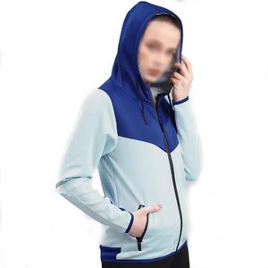 Sweats à capuche d'hiver confortables pour femmes Vêtements décontractés à capuche légers Couleur contrastée OEM Conception personnalisée Respirant 300g - Product Image 3