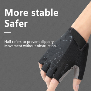 High Quality Custom Half-<b>Finger</b> Cycling Gloves Breathable Anti-Skid for Motorcycle and <b>Bike</b> Riding - Product Image 6