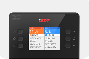 เครื่องชาร์จแบตเตอรี่ <span class=keywords><strong>K2</strong></span> <span class=keywords><strong>isdt</strong></span> <span class=keywords><strong>Air</strong></span> RC อัจฉริยะช่องคู่ ac/dc ชาร์จเร็วสำหรับโดรน FPV Lipo 1 ~ 6S - Product Image 3