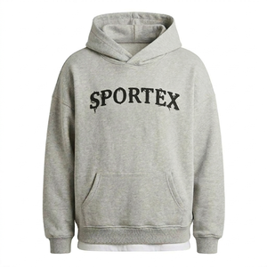 Sudaderas con Capucha de Primavera para Hombre, 100% Algodón Tejido, Ecológicas, Transpirables, Forradas, 330g, Alta Calidad, OEM, Personalizadas, Impresión por Transferencia de Calor, Lisas - Product Image 1