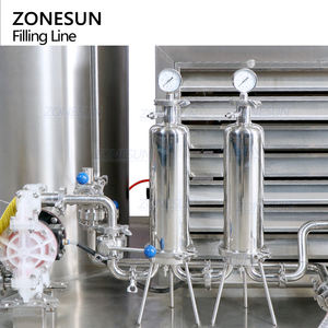 ماكينة ملء وتغطية مرشح تجميد لخلط العطور بزجاجة من الزجاج السائل 15 زجاجة أوتوماتيكية بالكامل ZONESUN - Product Image 3