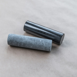 Armonizadores cilíndricos pulidos de 3.94*1.2 pulgadas (10*3 cm) (shungita y piedra de jabón/talkohlorita) - Product Image 1