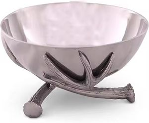 Bols décoratifs de forme ronde de qualité supérieure Bol fait à la main Ustensiles de cuisine Bols de service classiques en métal - Product Image 1