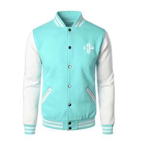 2025 100% veste universitaire à col côtelé respirant en polyester nouvelle veste d'hiver à logo personnalisé la plus vendue par ATLANTIC - Product Image 1