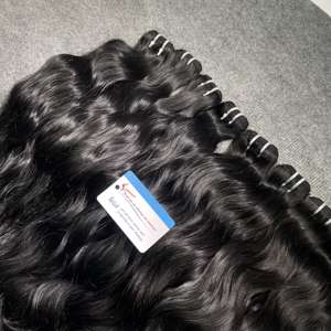 100% ผมดิบจากเวียดนามผมคนส่งตรงจากธรรมชาติเนื้อหยักคลื่นจัดส่งทั่วโลก - Product Image 3