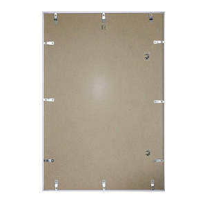 Modern White <b>Plastic</b> PS Photo Frame Custom 50 X 70 cm Square <b>Wall</b> Hanging Gift Suitable Magnet Silver Customizable Picture Frame - Product Image 4