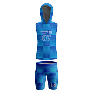 Conception classique personnalisé OEM respirant 7v7 uniforme de haute qualité impression par transfert de chaleur personnalisé grande taille drapeau uniforme de football - Product Image 6