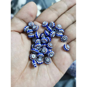 Cuentas de cristal de Murano de mezcla de Chevron de alta calidad al mejor precio perfectamente diseñadas para la fabricación de joyas - Product Image 1