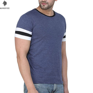 Personalizado de alta calidad DTG impresión hombres camiseta hombro Super grande 100% algodón Streetwear moda Ringer hombres camisetas - Product Image 3